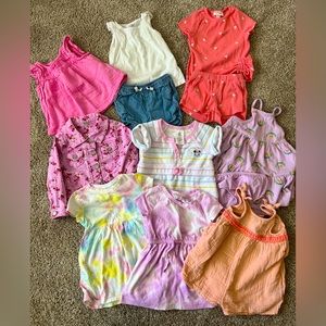 Toddler girl summer clothes bundle - 18-24 months